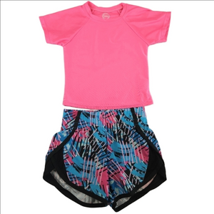 Wonder Nation Girls 2 Piece Swimsuit Size 4-5